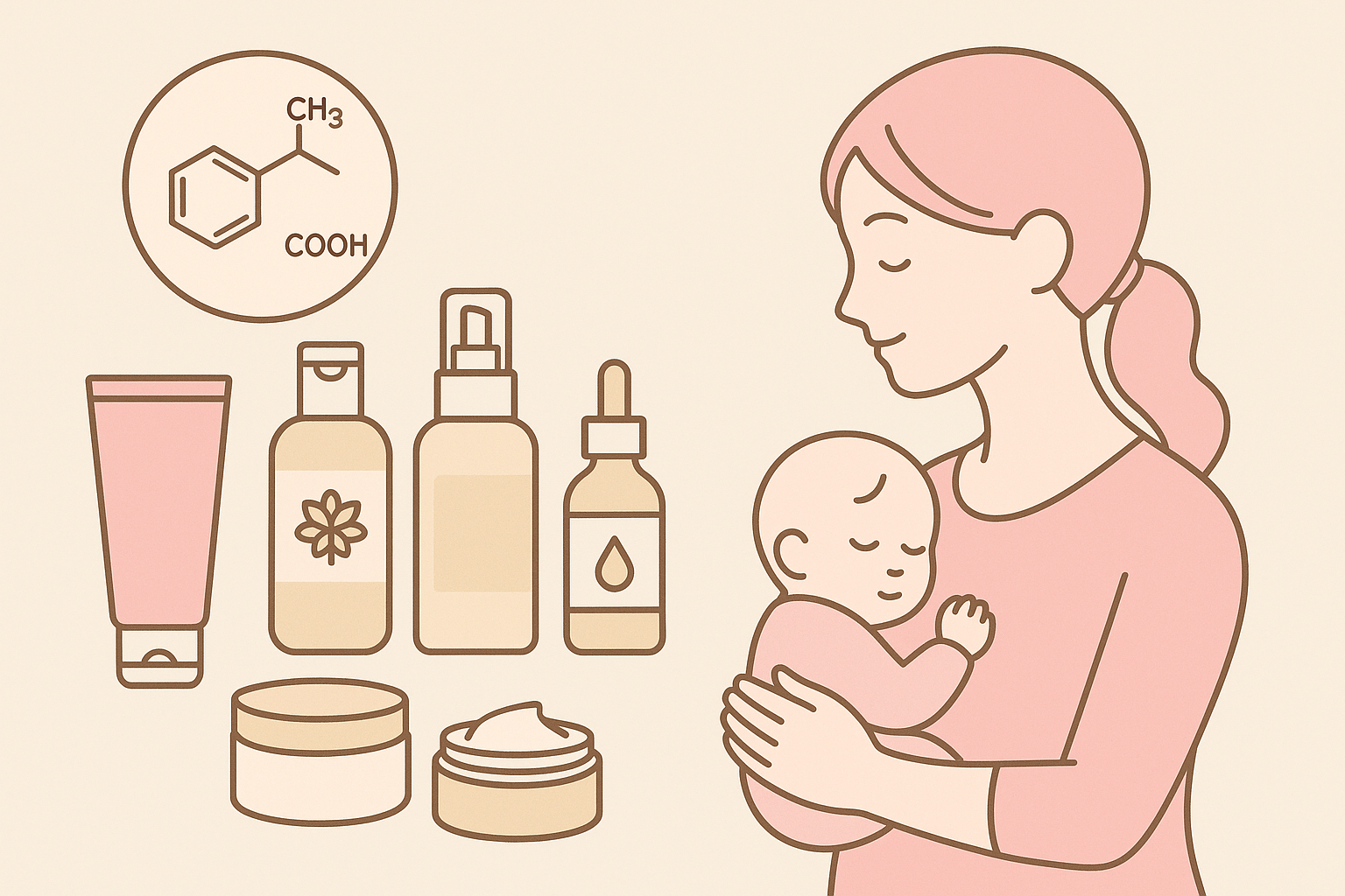 妊娠中や授乳中に使えるスキンケア製品は?注意すべき成分