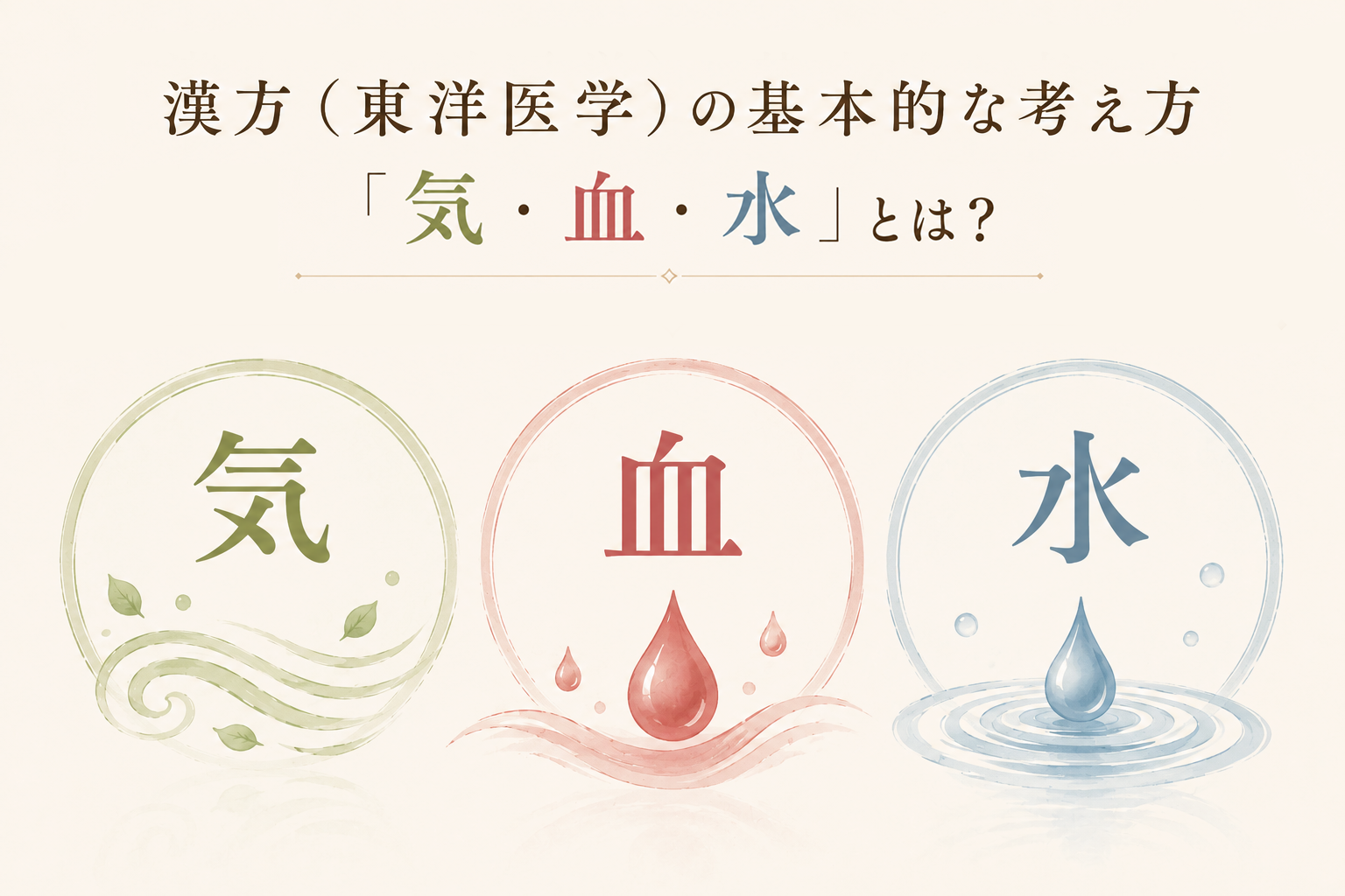 女性によくある症状の改善に効果的な3つの漢方薬「女性三大漢方」とは